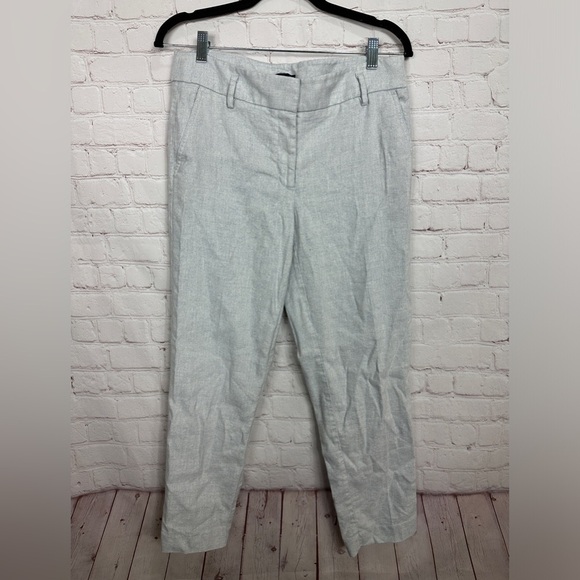 Ann Taylor Loft‎ Linen Viscose blend trouser ankle pants, sz 6 - Picture 1 of 4